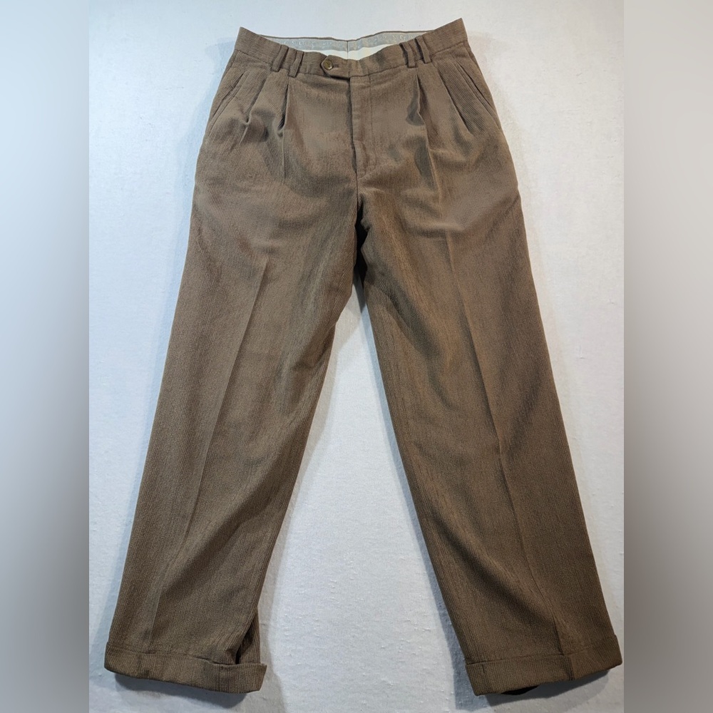 Vintage St. Croix Wide Wale Corduroy Trousers, Size 34